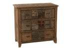 J-LINE KAST VINTAGE – GERECYCLED HOUT BRUIN