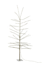 J-LINE KERSTBOOM BARE+ LED METAAL WIT