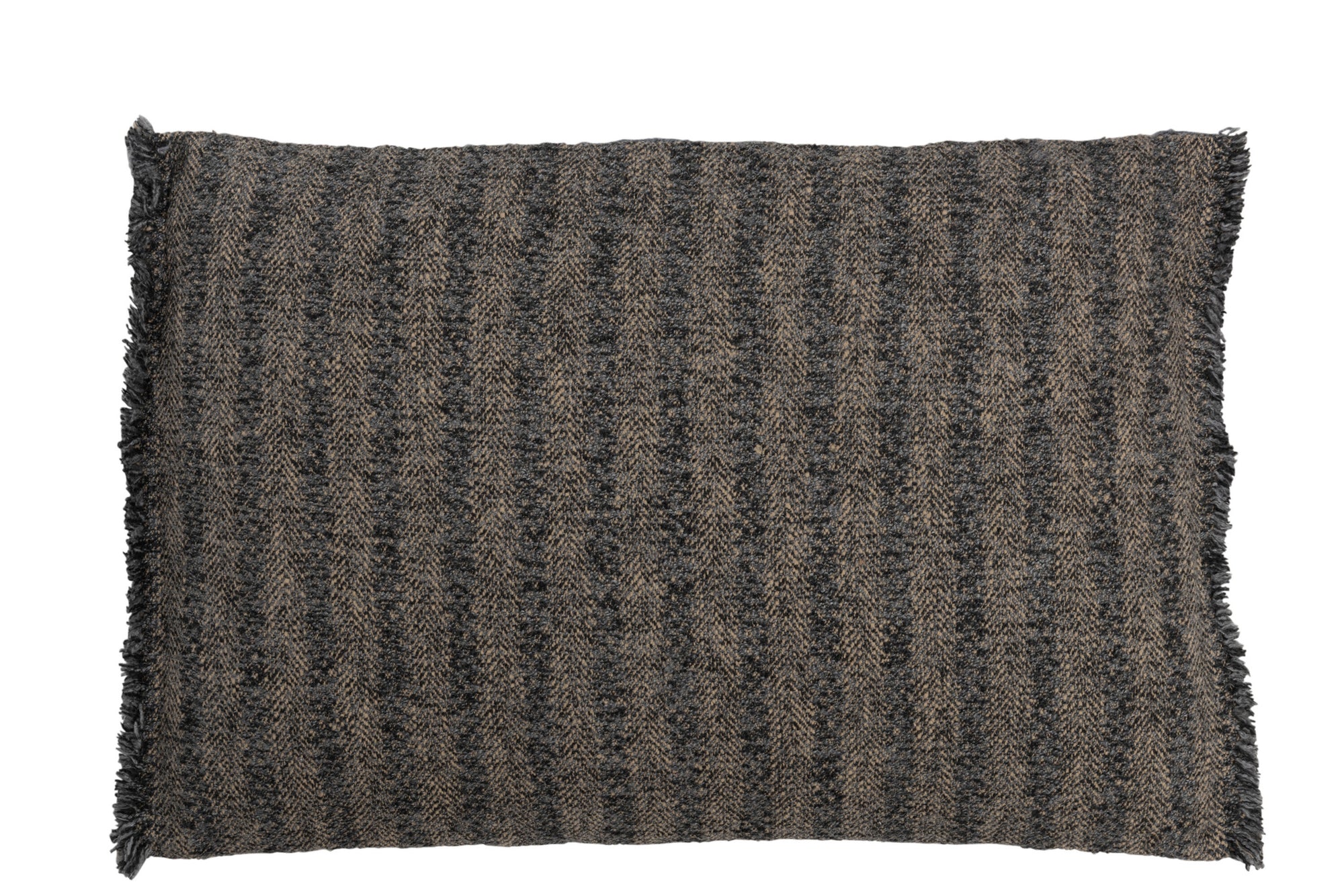 Kussen Etnisch Rechthoek Katoen Blauw/Beige