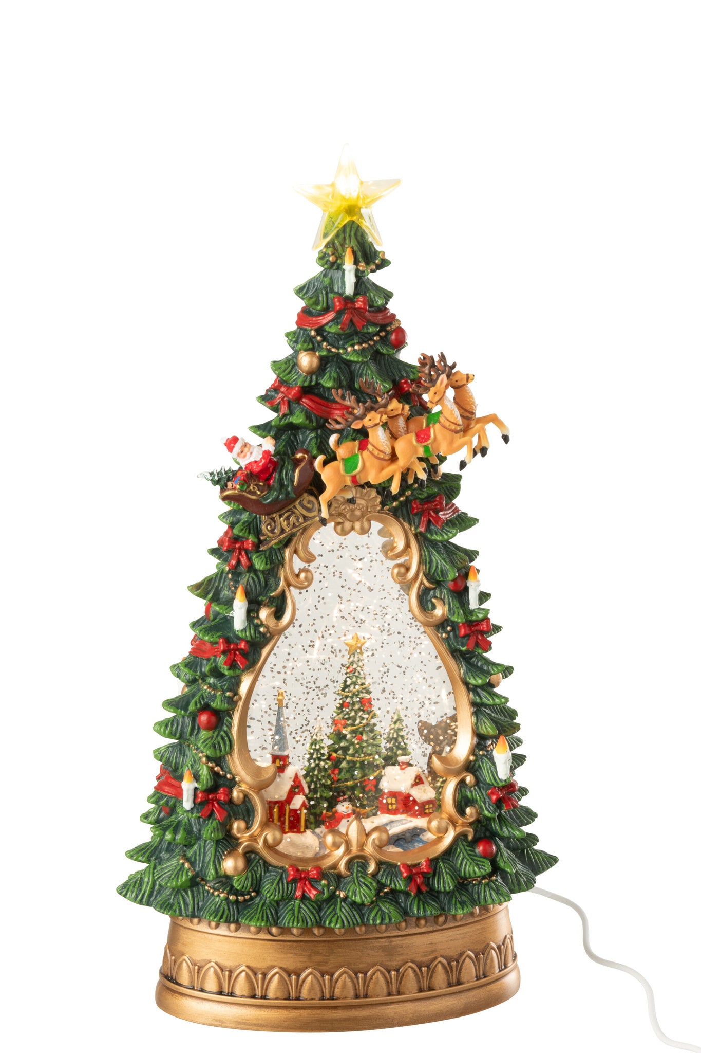 J-LINE KERSTDORP + VERLICHTING PLASTIC MULTICOLOR