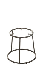 Frame lage kruk metaal zwart