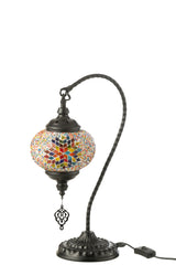 Tafellamp / Hanglamp Mozaïek Glas/Metaal Oranje