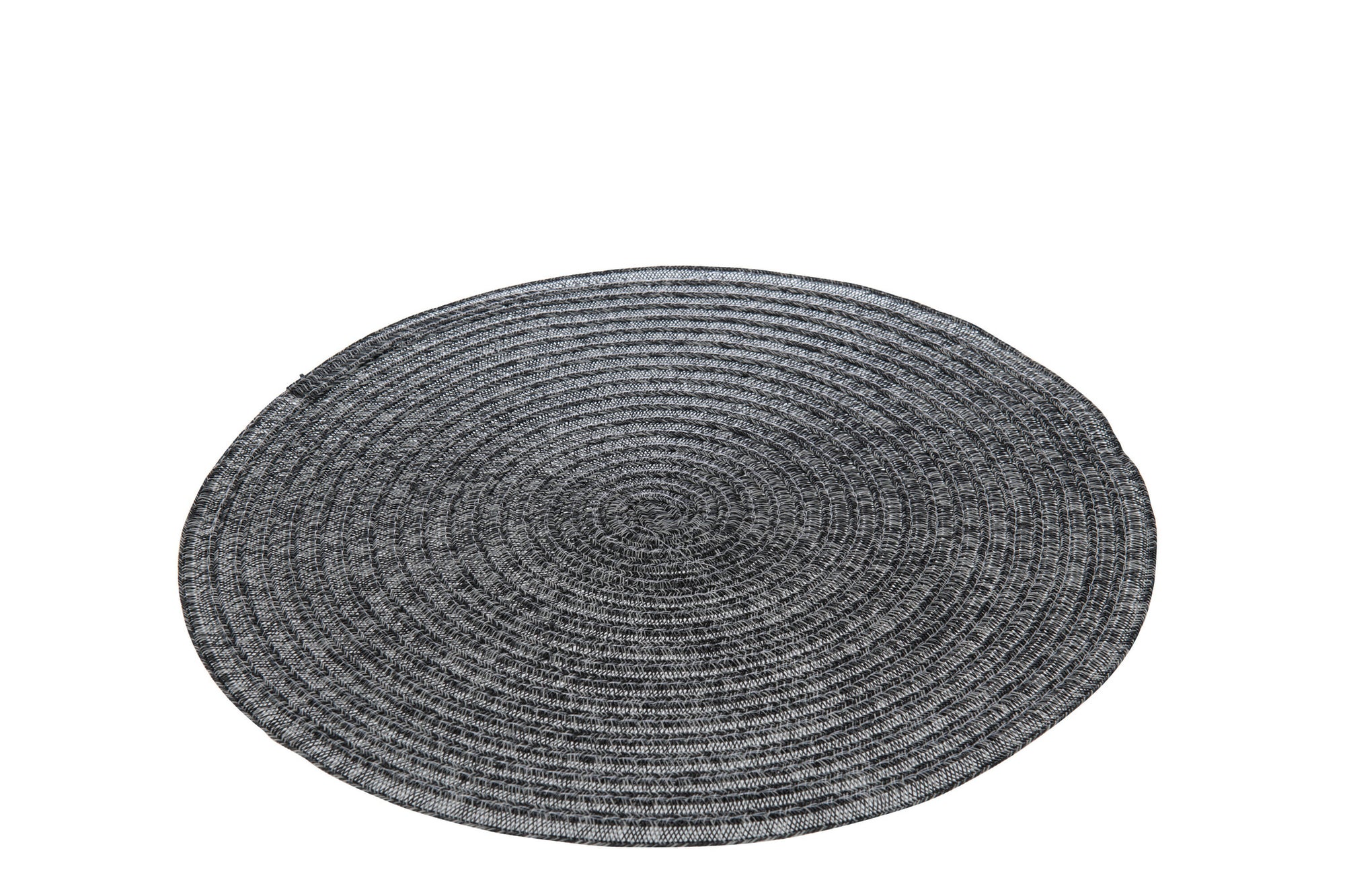 Placemat Ronde Gevlochten Zwart
