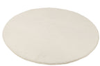 Rug Cutie Ronde Polyester Wit