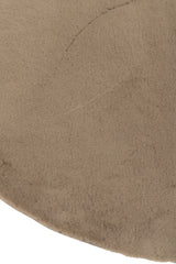 Rug Cutie Ronde Polyester Taupe