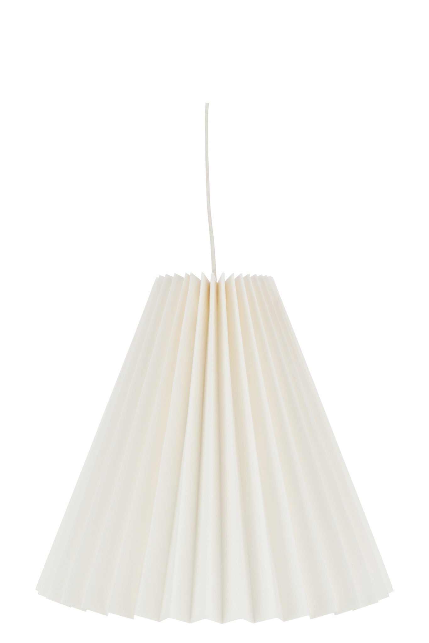 Witte papieren lamp