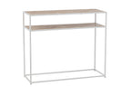 Console Zigzag Hout/Metaal Natuurlijk/Wit