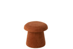 Paddenstoelkruk MDF terracotta klein