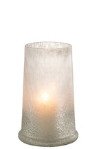 J-Line Hurricane Sugar Glass White Large