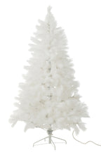 J-LINE KERSTBOOM 400 LED PAMPA METAAL WIT