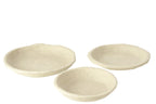 Set van 3 kommen Chad Papier Mache Wit