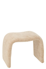 Kruk N-vorm Textiel Beige