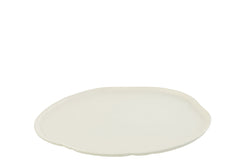 Lade Ronde Aluminium Wit Middelgroot