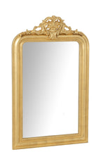 Wandspiegel Ema hout goudkleurig