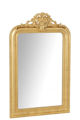 Wandspiegel Ema hout goudkleurig