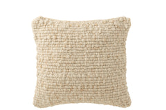 Kussen Geweven Polyester Ecru