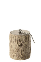 Vuurkorf Ronde Koffer Cement Bruin
