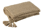 J-LINE PLAID KWASTJES KATOEN DONKER BEIGE