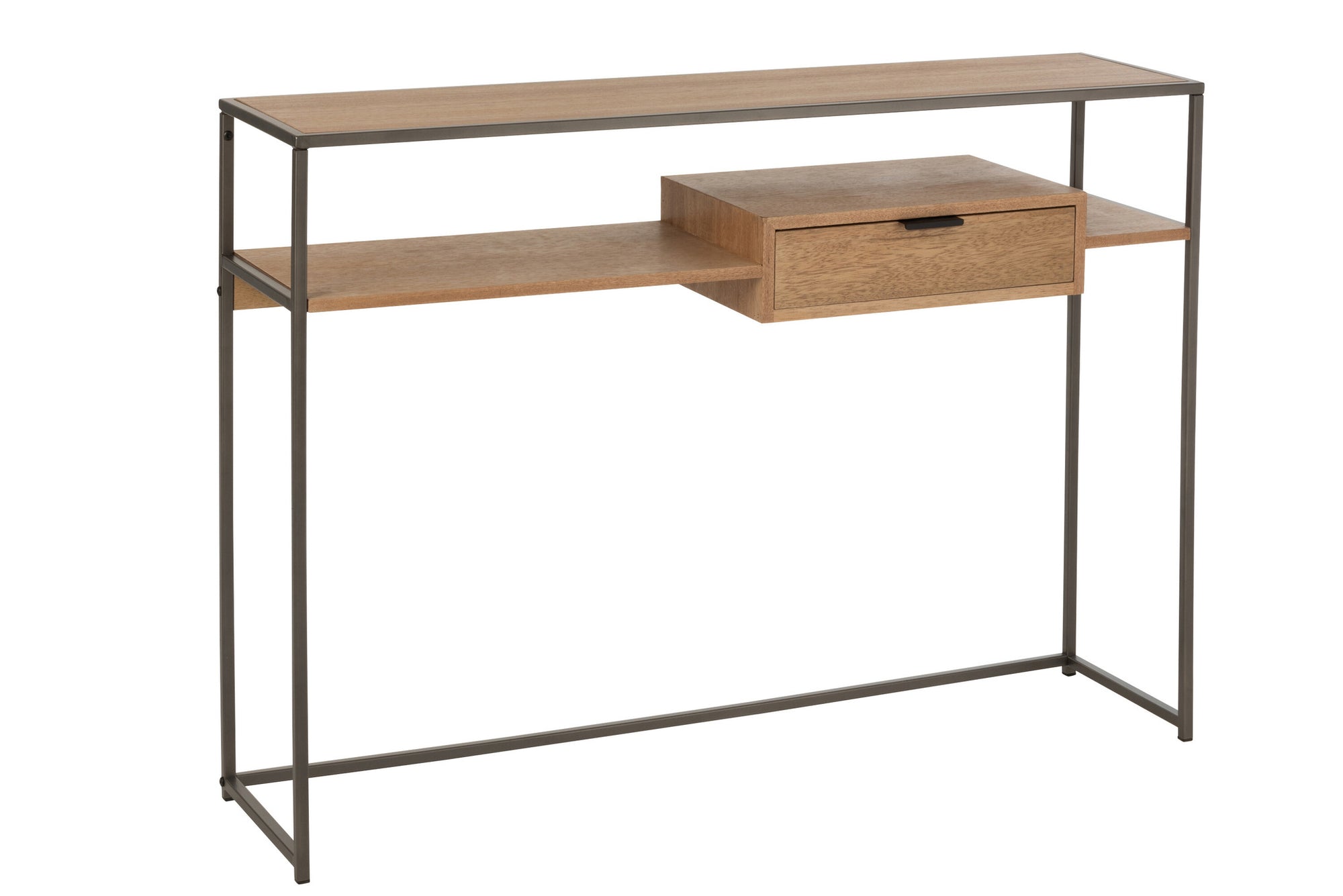 Console 1 lade Hout/Metaal Natuurlijk