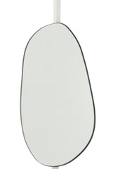J-LINE WANDSPIEGEL EXTREMA IJZER/GLAS ZWART LARGE
