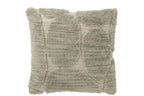 Kussen Steenpatroon Polyester Grijs Blauw