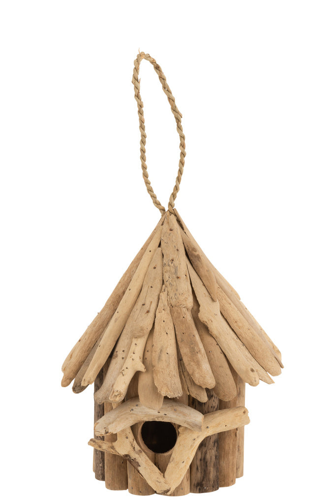 J-LINE VOGELHUISJE DRIFTWOOD – NATUUR KLEIN