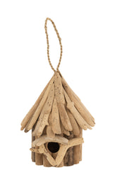 J-LINE VOGELHUISJE DRIFTWOOD – NATUUR KLEIN
