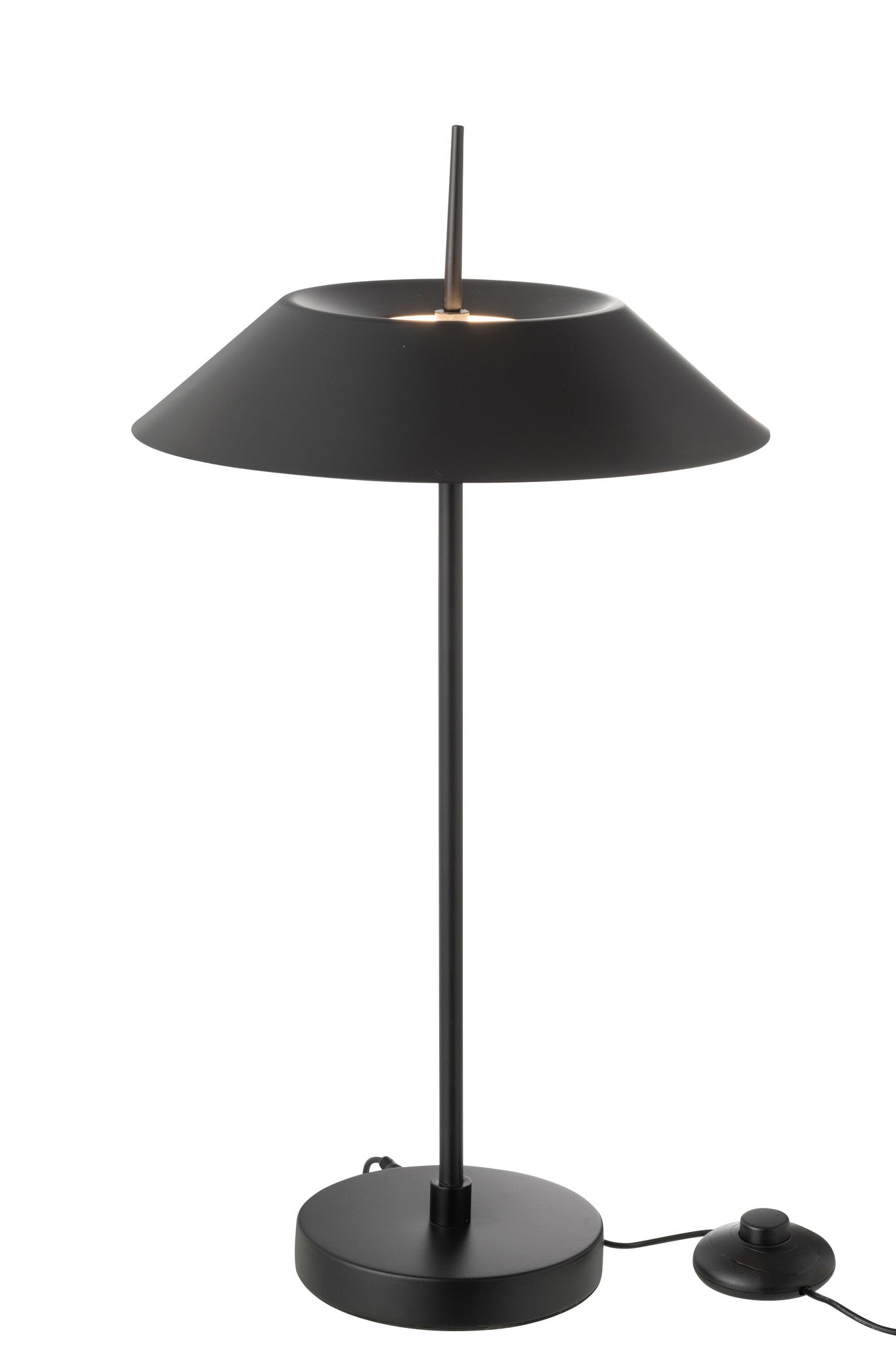 Zwart metalen LED-tafellamp