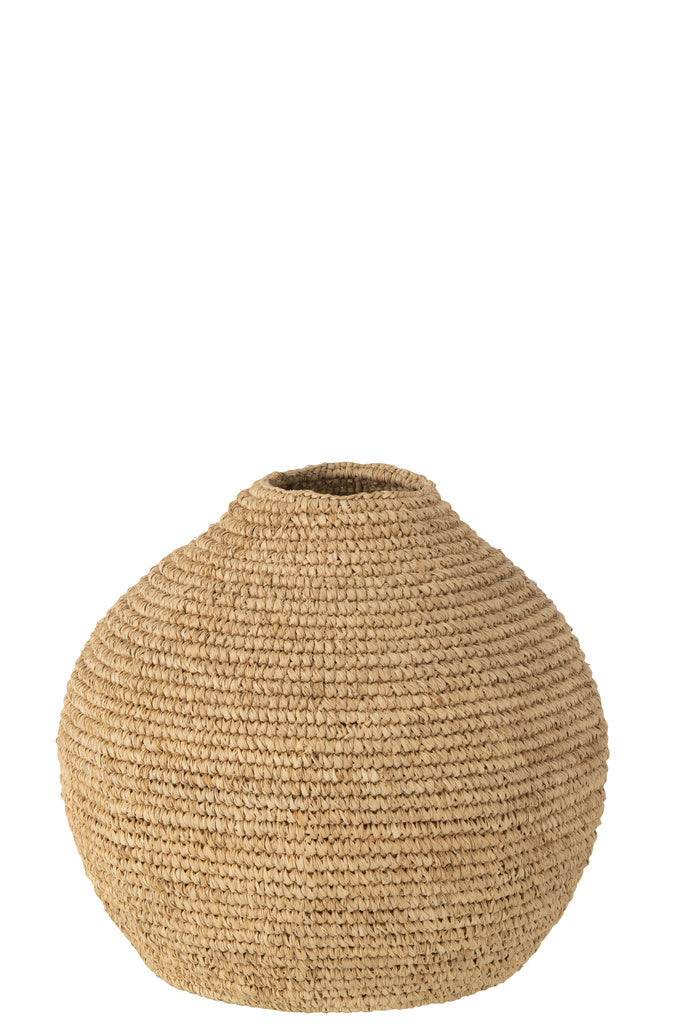 J-LINE VAZE ROND GRAS NATUREL
