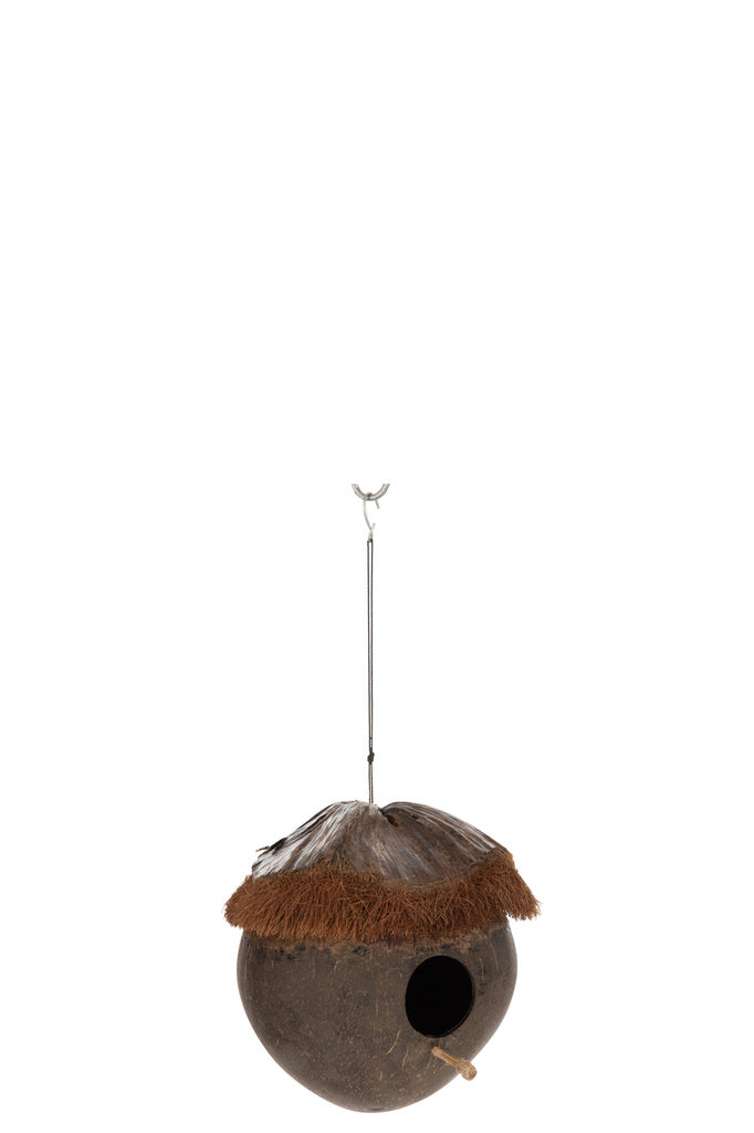 J-Line Vogelhuis Kokosnoot Bruin