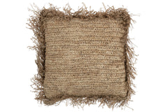 Kussen Jeff Vierkant Raffia Natuurlijk Groot