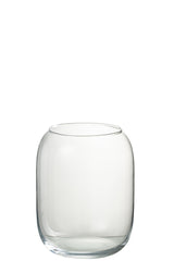 J-LINE WINDLICHT ZILLY – GLAS TRANSPARANT