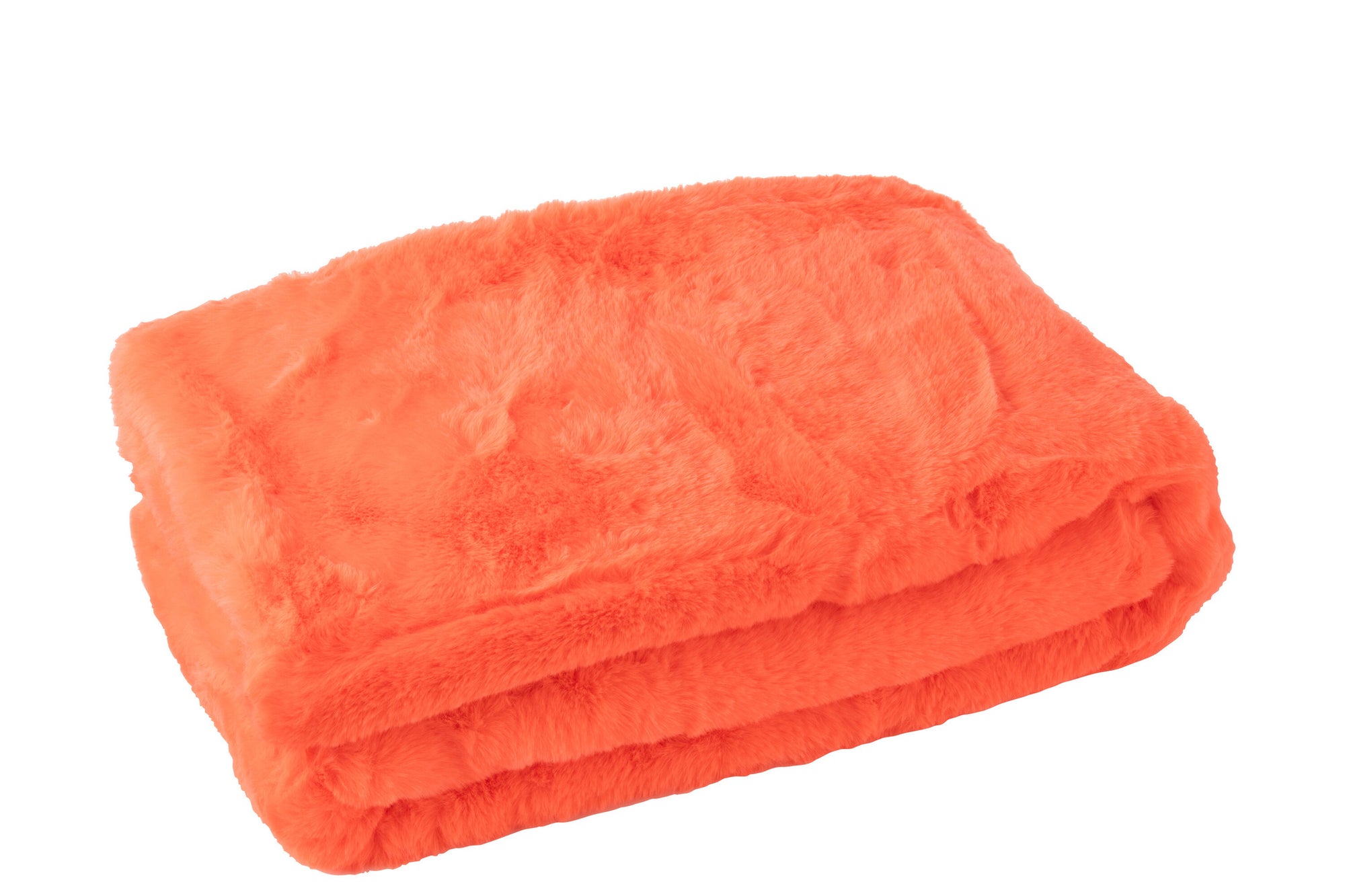 J-LINE DEKEN CUTIE POLYESTER NEON ROOD