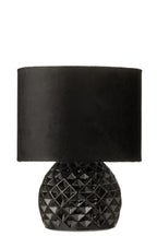 Tafellamp glas LED zwart