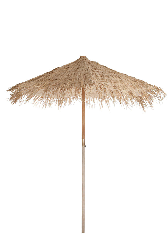J-LINE PARASOL STRAW – NATURAL LARGE