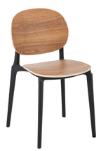 Stoel Basic polyester/fineer naturel
