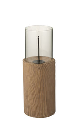 Vuurkorf Ronde Koffer Magnesium Bruin