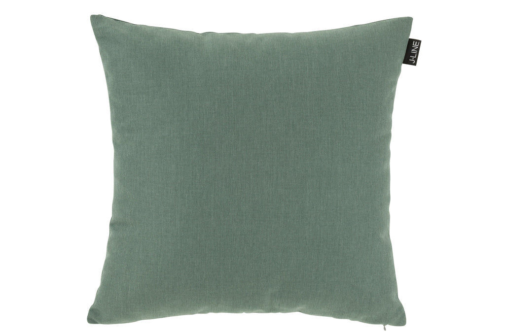 J-LINE KUSSEN OUTDOOR – POLYPROPYLEEN/POLYESTER – GROEN – 50 CM