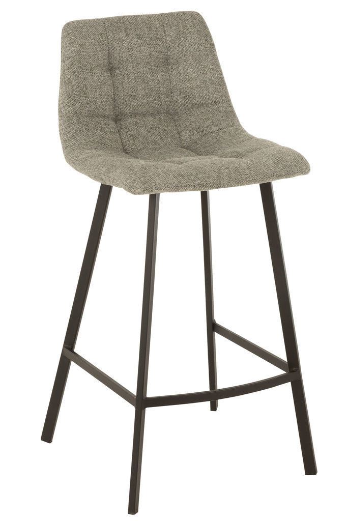 J-LINE BARKRUK STEPHANE – TEXTIEL/METAAL – GRIJS/ZWART – 95 CM