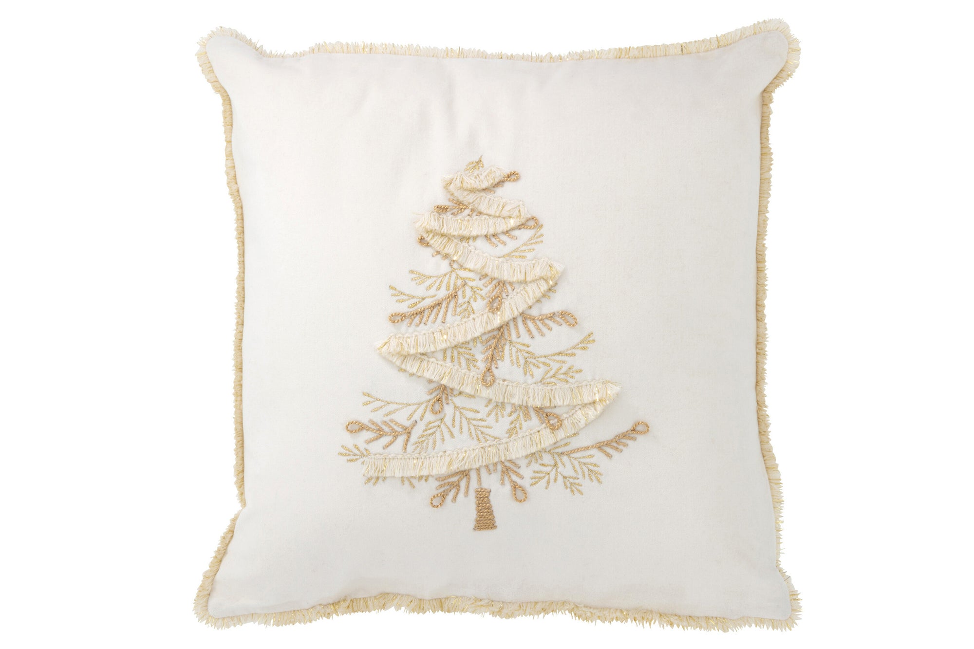 Kussenboom Textiel Wit/Goud