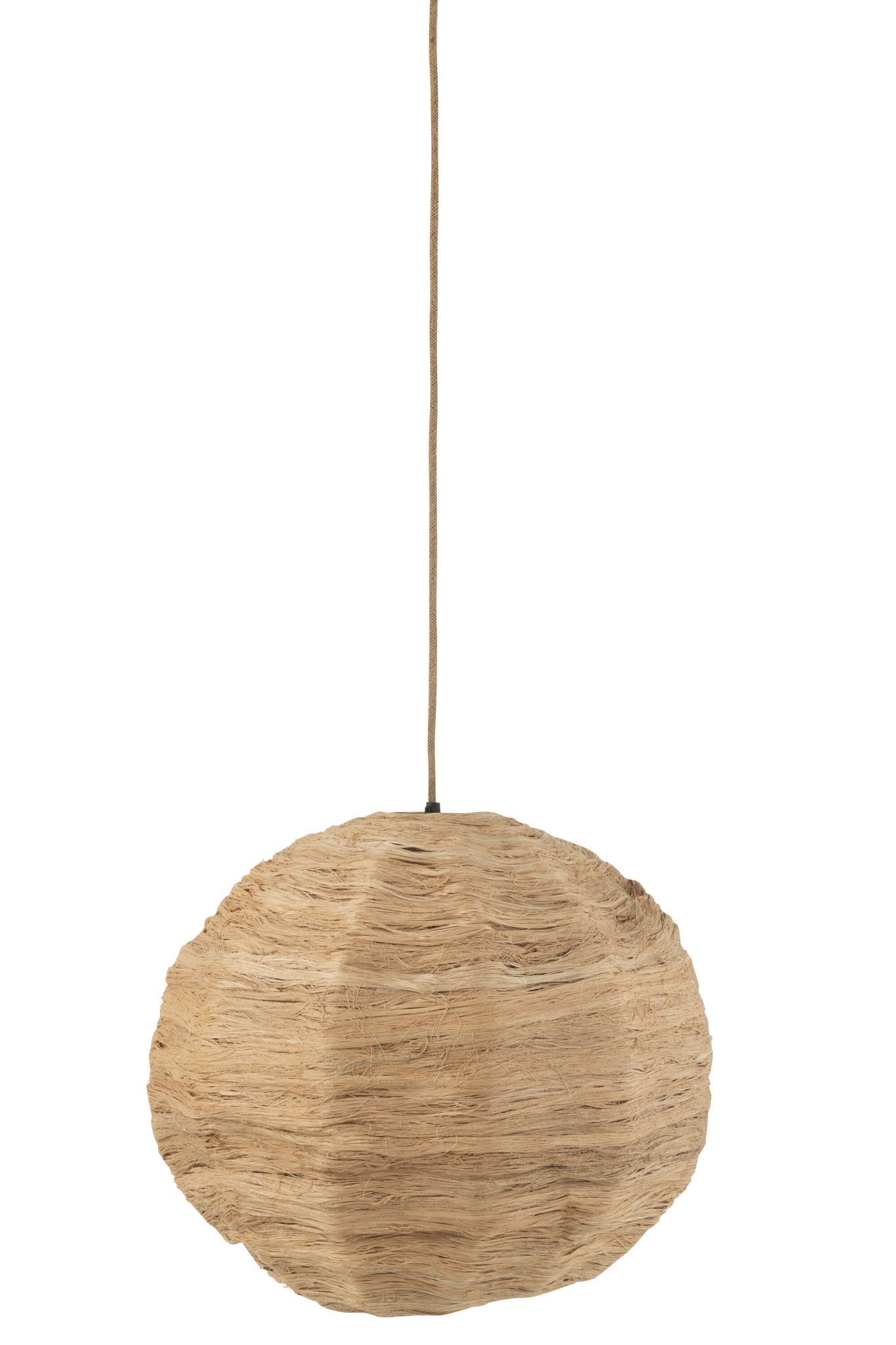 Hanglamp bol bananenblad naturel groot