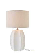 Witte keramische tafellamp
