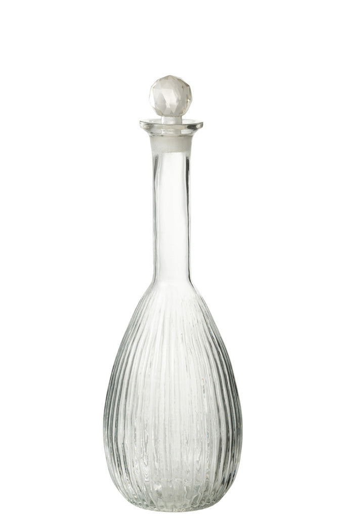 J-LINE KARAF STRIPES GLAS TRANSPARANT