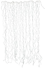 J-LINE KERSTVERLICHTING GORDIJN 2X3M ZILVER 1020 LED WARM WIT