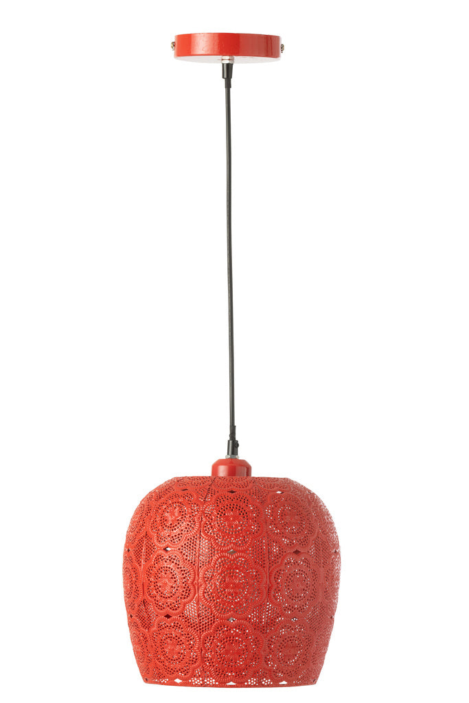 J-LINE HANGLAMP ALIVE METAAL ROOD