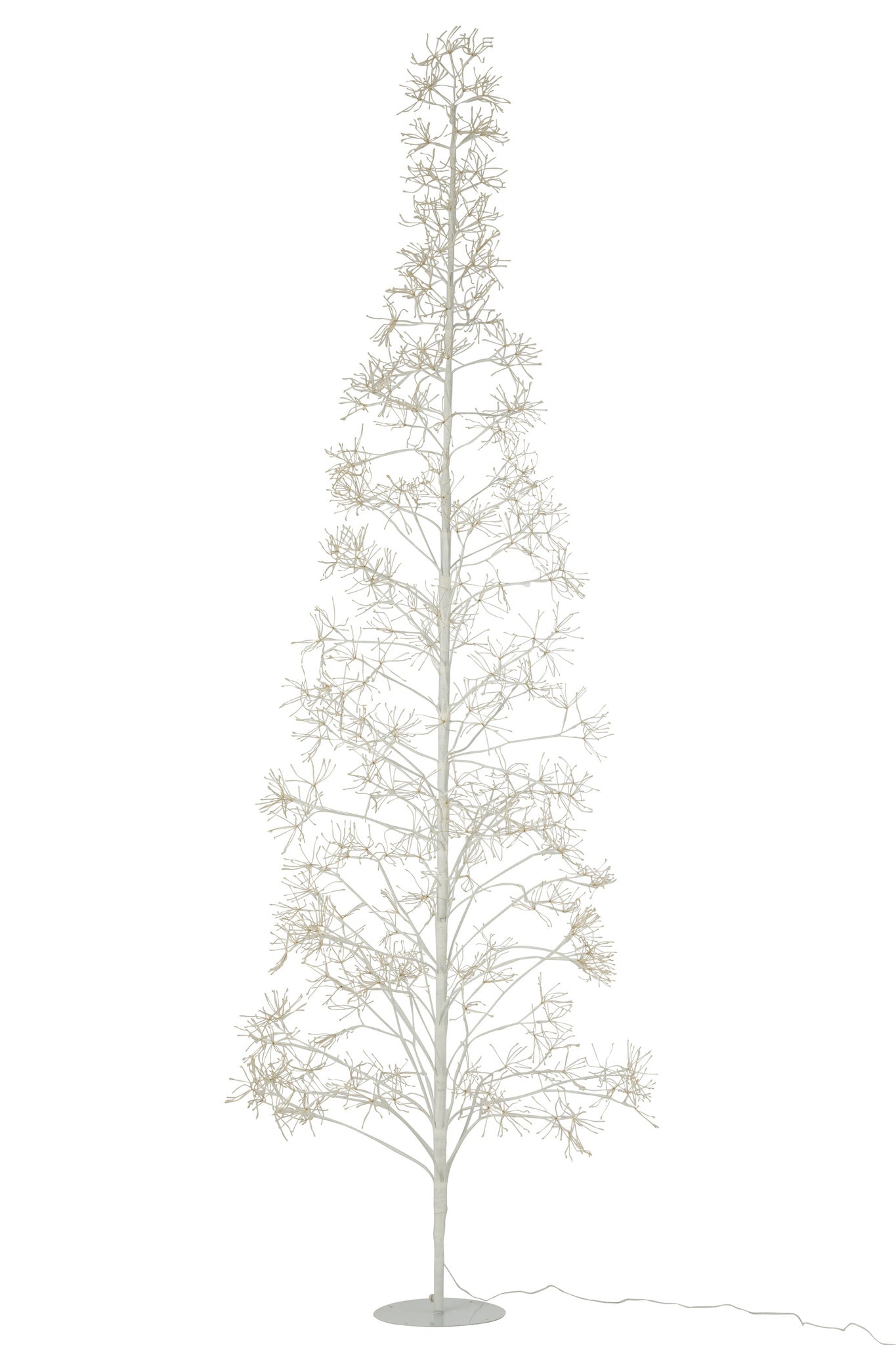 J-LINE BOOM 3000 LED METAAL WIT GROOT