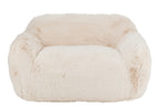Bank Cutie polyester crème groot