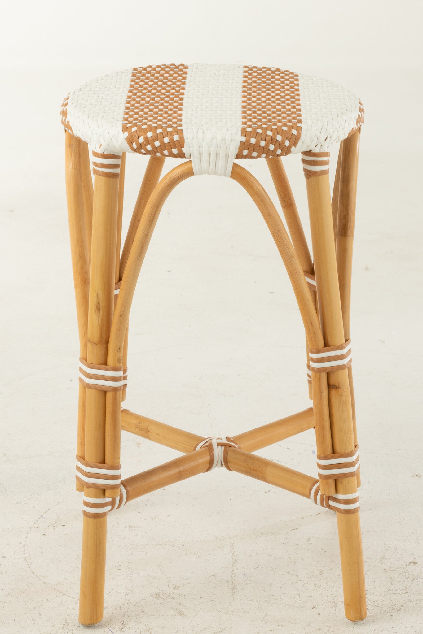 J-LINE KRUK ROTAN BEIGE/WIT GROOTeige/Wit Groot