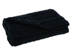 J-LINE PLAID TWIST POLYESTER ZWART