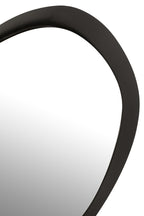 J-LINE RONDE WANDSPIEGEL METAAL/GLAS ZWART SMALL